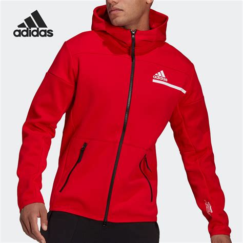 阿迪达斯（adidas）官方舰店外套男装新款ZNE运动服休闲连帽休 